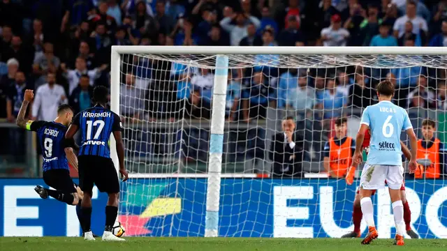 Inter Milan Menang Dramatis atas Lazio