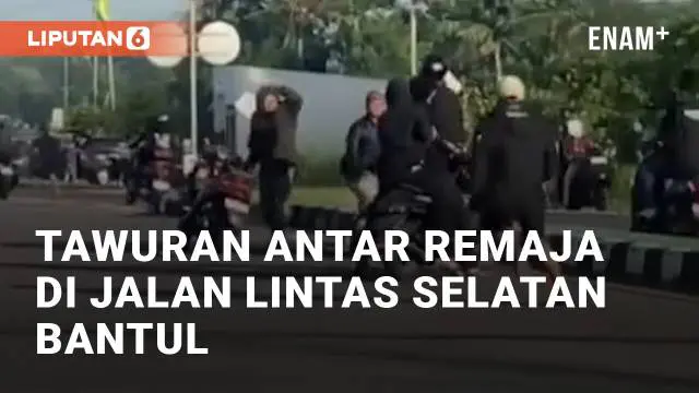 Beredar video viral terkait aksi tawuran antar remaja di media sosial. Tawuran tersebut terjadi di sekitar Jalan Lintas Selatan, Bantul pada Minggu (24/3/2024)