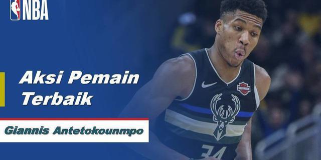 VIDEO: Giannis Antetokounmpo Bawa Milwaukee Bucks Kalahkan LA Lakers 111-104 di NBA