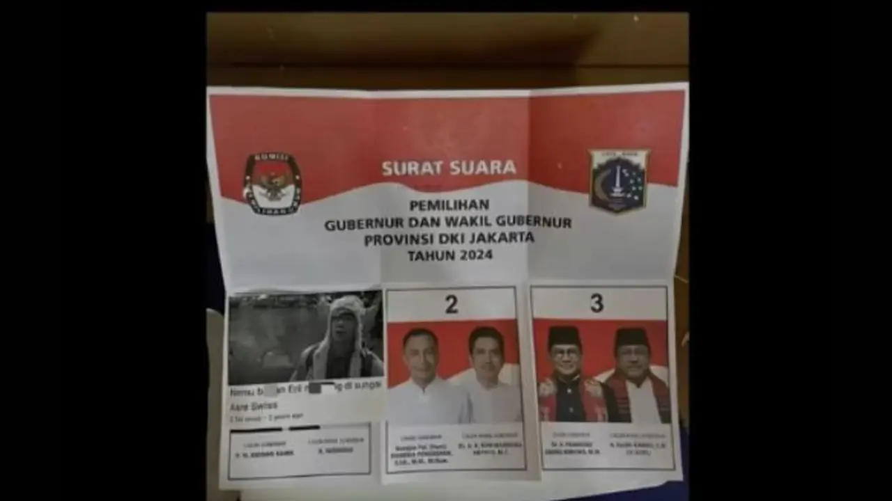 Surat Suara Pilkada Ditempel Foto Almarhum Eril