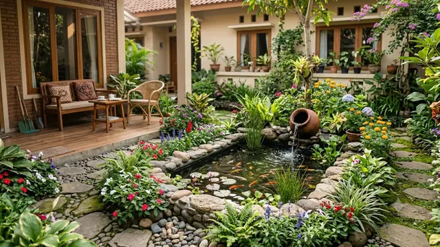 Inspirasi Halaman Rumah Bergaya Cottage yang Mudah Ditiru