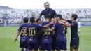 Pendekar Cisadane kini menempel ketat posisi Borneo FC yang duduk di tangga teratas klasemen BRI Super League 2025-2026. Saat ini, Persita mengoleksi 16 angka, hanya berjarak dua poin dari Borneo FC. (Bola.com/M Iqbal Ichsan)