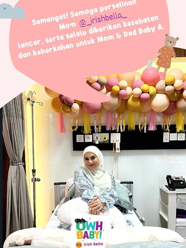 Selamat! Irish Bella Istri Ammar Zoni Melahirkan Anak Keempat