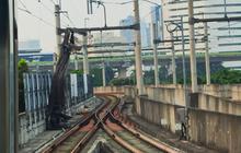 MRT Jakarta Kembali Beroperasi Normal Usai Perlintasan Tertimpa Besi Crane