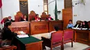Suasana sidang lanjutan kasus kecelakaan maut di Arteri Pondok Indah dengan terdakwa Christopher Daniel, Pengadilan Negeri Jakarta Selatan, Kamis(28/5/2015). (Liputan6.com/Yoppy Renato)
