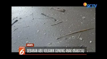 Penyebaran material vulkanik Gunung Anak Krakatau menyebar hingga ke delapan pulau di gugusan Kepulauan Seribu.