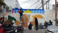 Cara Seniman Kenang Keberanian Bripka Arya Lawan Begal Lampung