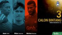 Trivia 3 Calon Bintang Timnas Indonesia U-22 (Bola.com/Adreanus Titus)