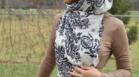 Tutorial hijab segiempat untuk Lebaran 2017. (sumber foto: afrodesiacworldwide.tumblr.com/pinterest)