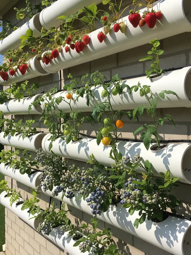 Kebun Buah Vertikal di Rumah (Image by Gemini AI)
