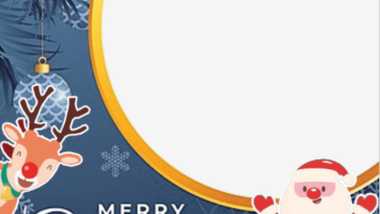 Twibbon Tema Kebahagiaan di Momen Natal dan Tahun Baru 2026