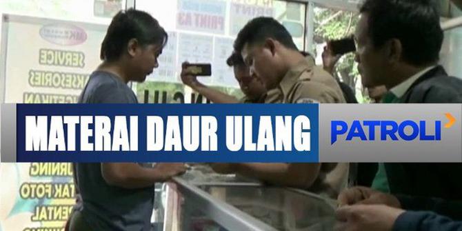 Polisi Tangkap 2 Pelaku Daur Ulang Materai Bekas di Tangerang