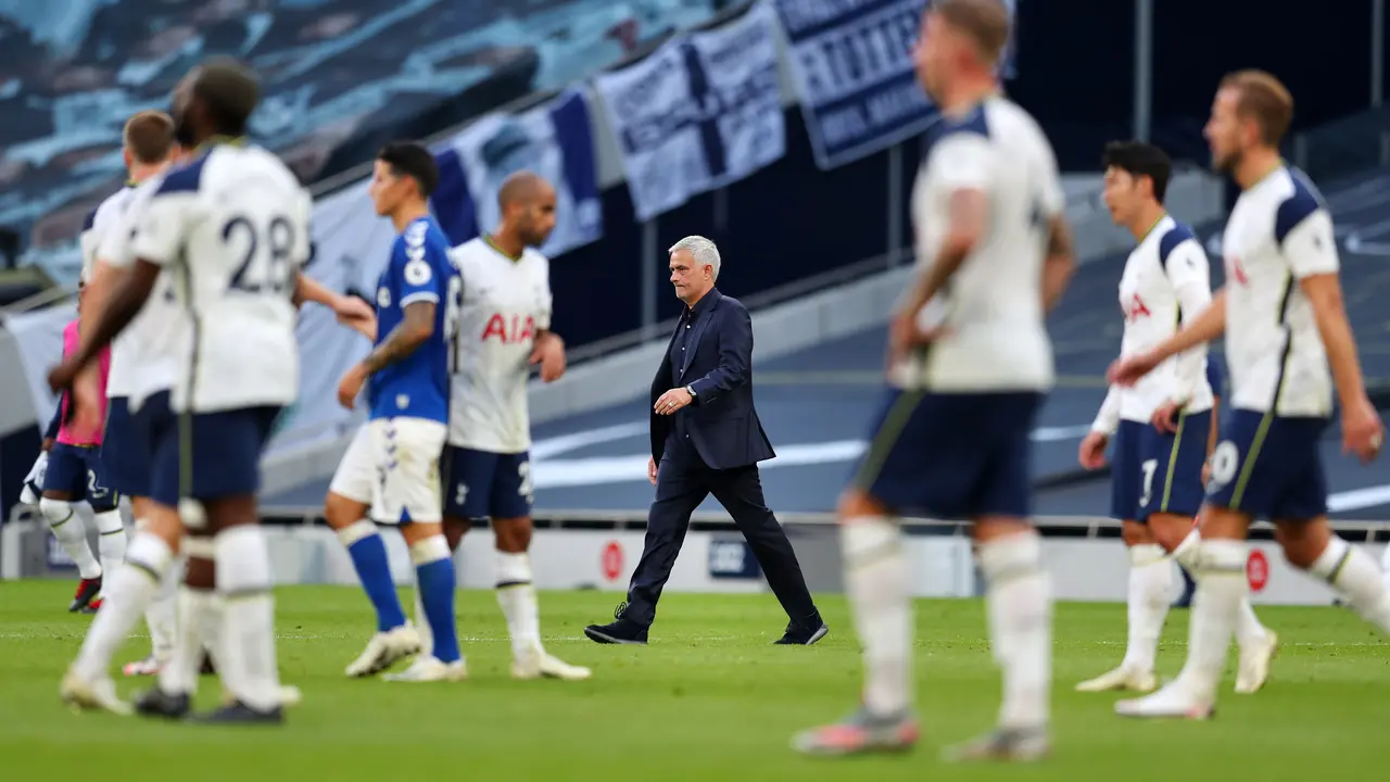 Manajer Tottenham Hotspur, Jose Mourinho.