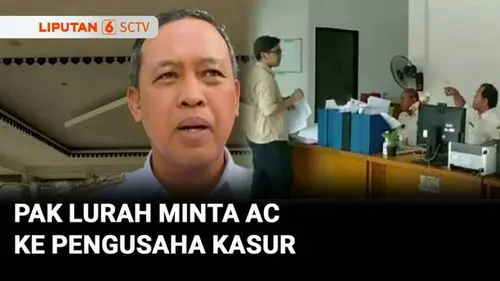 VIDEO: Viral! Lurah di Bekasi Minta AC ke Pengusaha Kasur, Berujung Disanksi