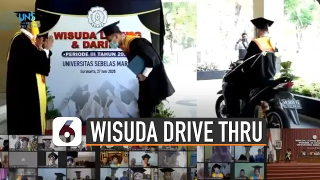 VIDEO: Viral Wisuda Drive Thru