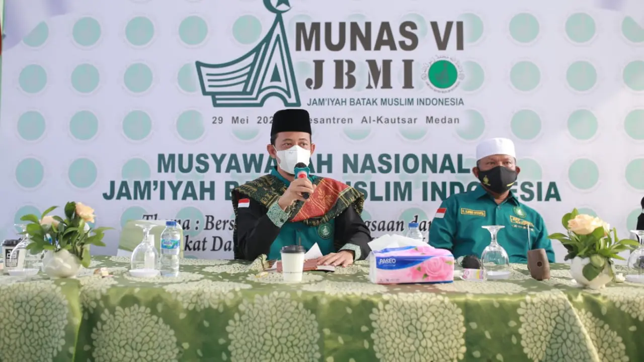 Musyawarah Nasional Jamiyah Batak Muslim Indonesia (JBMI) VI di Medan. (Ist)