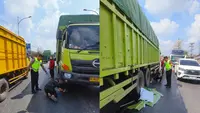 Tragis, Mahasiswi Tewas Terlindas Truk usai Gagal Menyalip