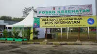 Kementerian Kesehatan bangun dua posko kesehatan di dua lokasi rest area. (Biro Komunikasi dan Pelayanan Masyarakat, Kementerian Kesehatan RI)