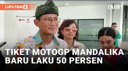 VIDEO: Sandiaga Uno Pastikan Hosting Fee MotoGP Siap Dilunaskan