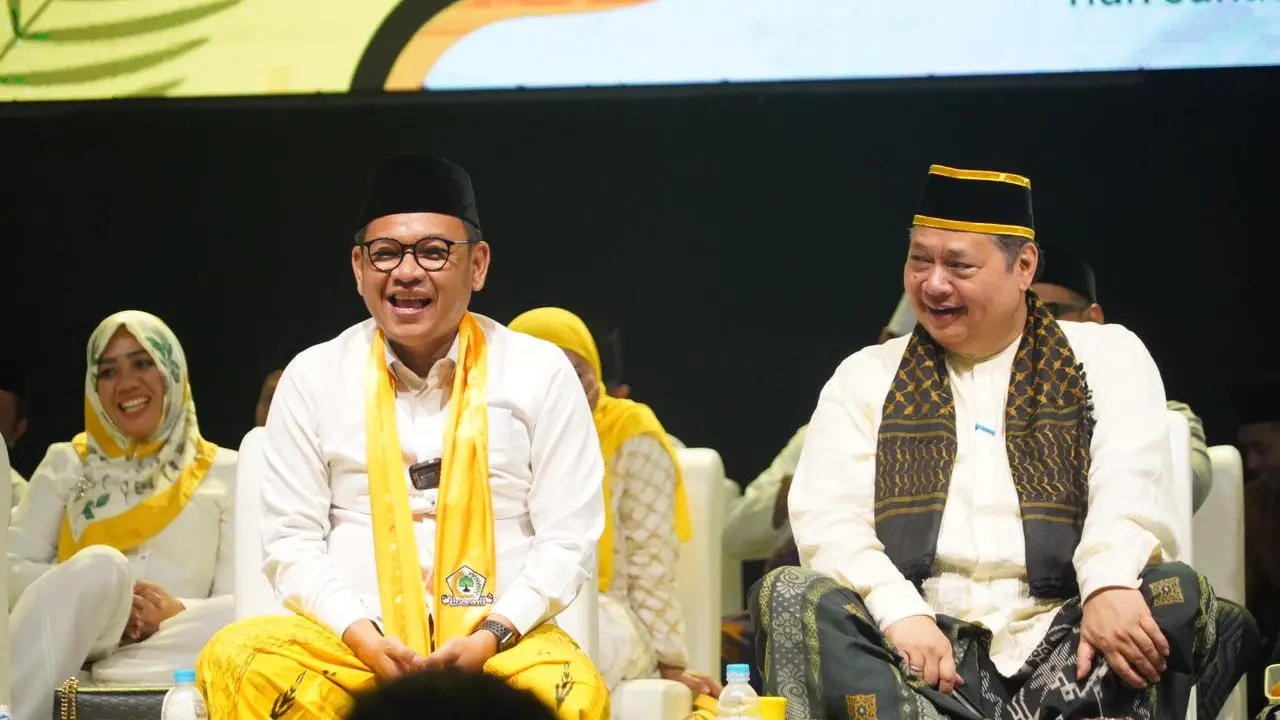Airlangga Hartarto dan Ace Hasan Syadzily
