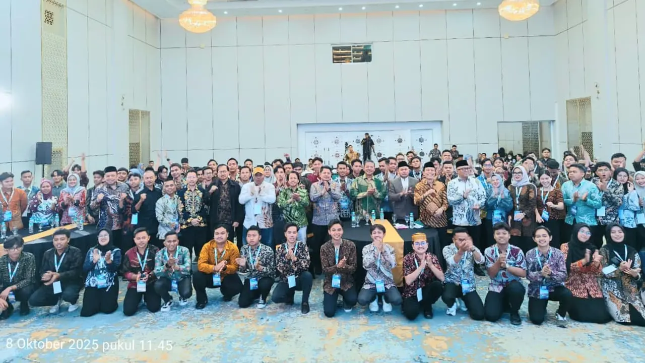 Kegiatan Akademi Kepemimpinan Mahasiswa Nasional (Akminas) 2025 di Auditorium HM Rasjidi, Kantor Kemenag RI, Jalan MH Thamrin, Jakarta Pusat, Rabu (8/10/2025) (Istimewa)