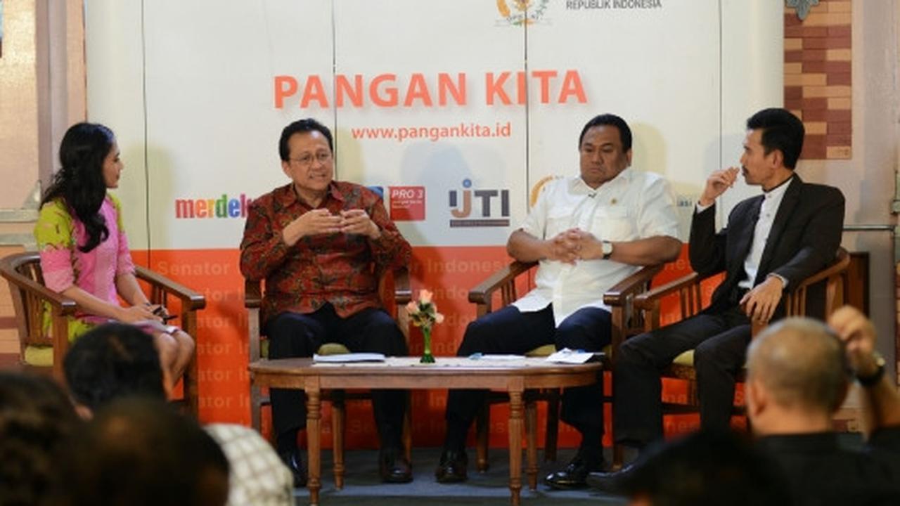 Irman Gusman ajak Rachmat Gobel bahas sertifikasi makanan halal
