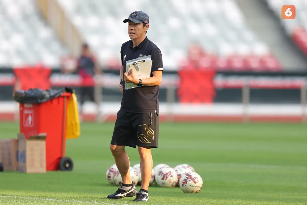 Latihan Timnas Indonesia Jelang Laga Perdana Melawan Kamboja di Piala AFF 2022