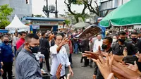 Kunjungan Jokowi ke pasar tradisional di Kota Medan, salah satu bentuk perhatian pemerintah mendukung ekonomi kerakyatan