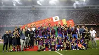 Barcelona Juara Copa del Rey, 5 Fans Ditangkap