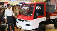 Jokowi meresmikan AMMDes di GIIAS 2018 (Herdi/Liputan6.com)