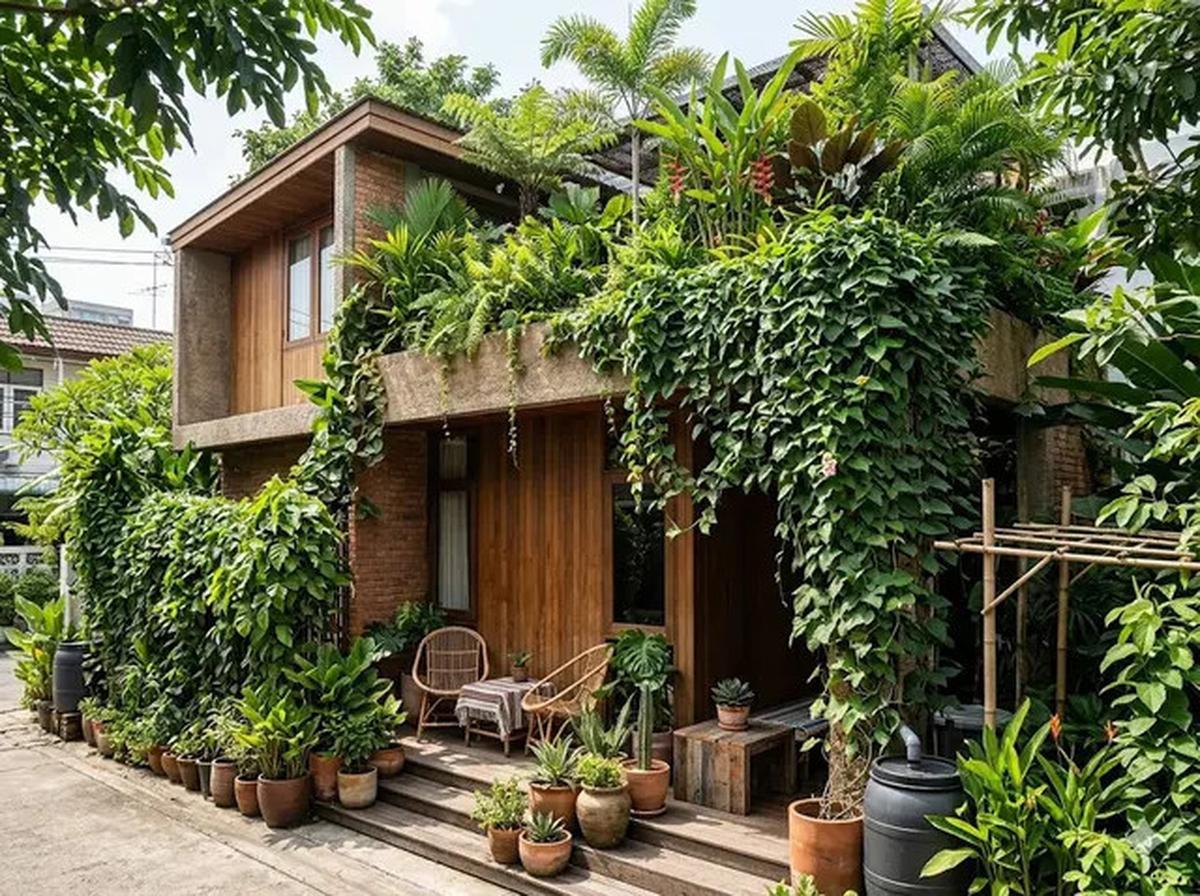 5 Contoh Rumah Tipe 21 dengan Rooftop Hijau yang Nyaman dan Estetis