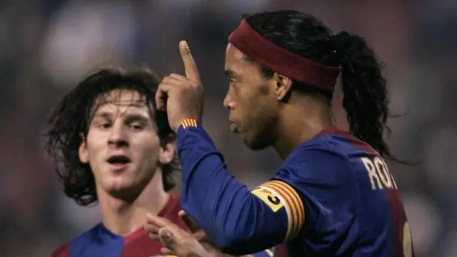 Lionel Messi dan Ronaldinho
