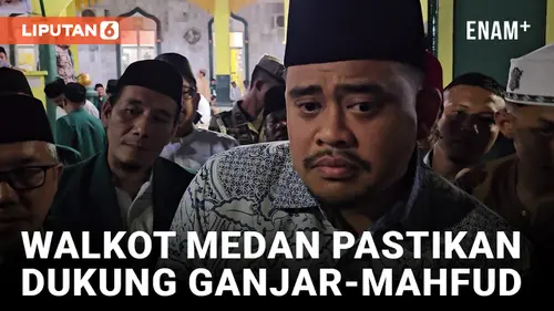 VIDEO: Bobby Nasution Tegaskan Dukung Ganjar-Mahfud