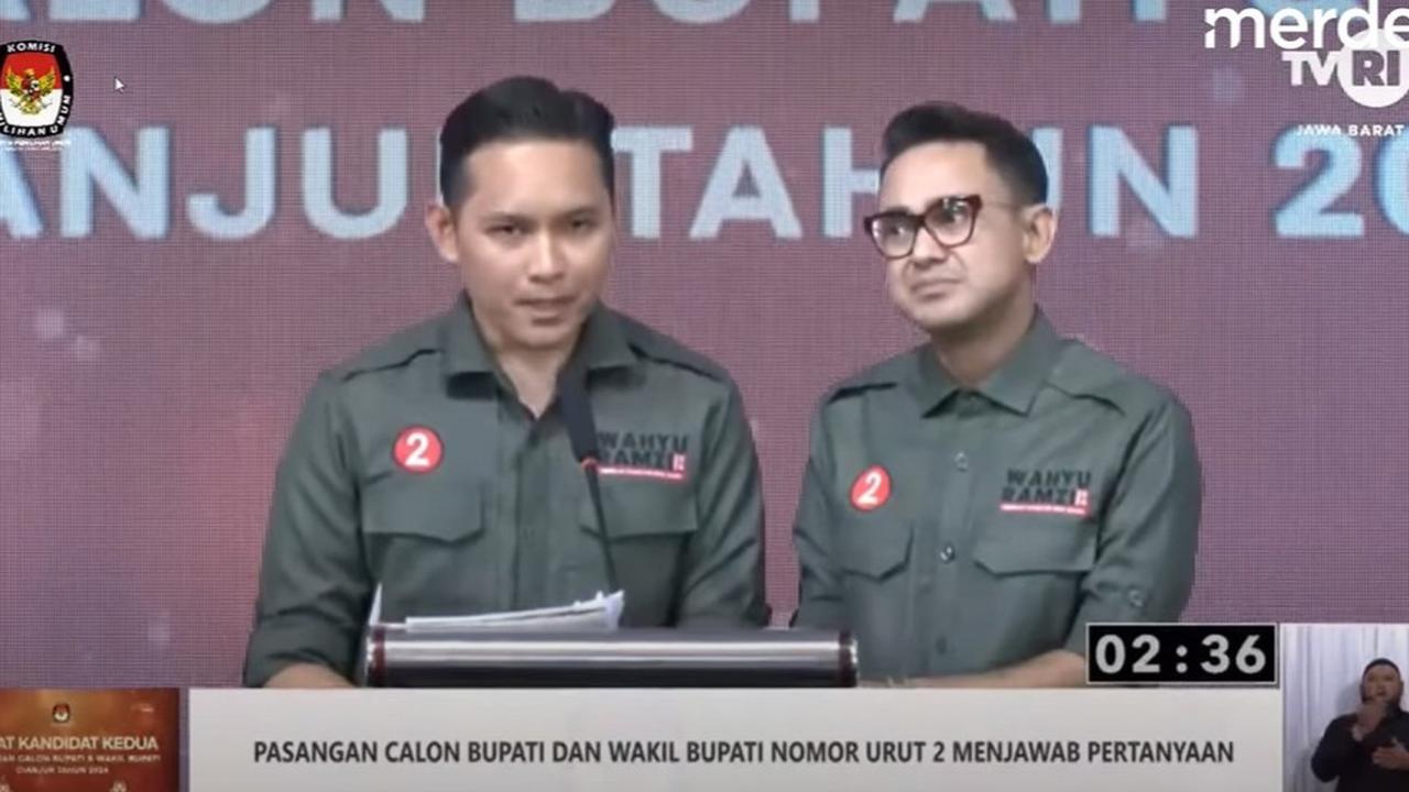 Quick Count Indikator Politik 100 % Pilkada Cianjur: Wahyu-Ramzi 39,63%, Herman-Ibang 42,05%, Deden-Neneng 18,32%