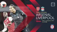 ARSENAL VS LIVERPOOL (Liputan6.com/Abdillah)