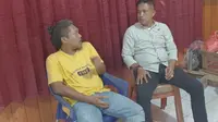 Pelaku ditangkap polisi usai tebas penjual coto menggunakan parang karena kesal ditatap korban saat sedang marahi kekasihnya.