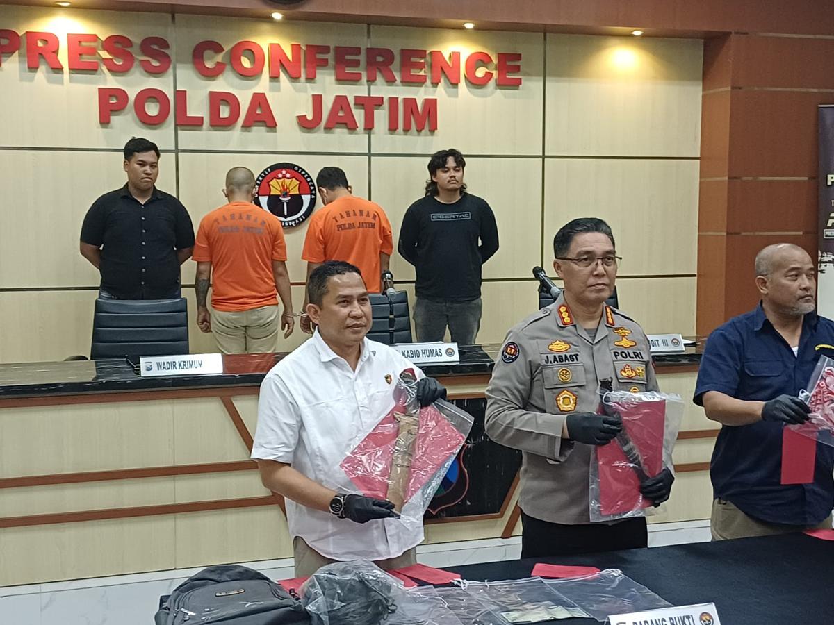 Sindikat Perampok Minimarket Bersenpi di Jatim ditangkap