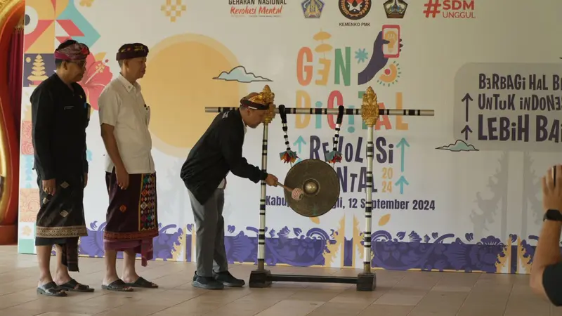 Kementerian Koordinator Pembangunan Manusia dan Kebudayaan (KemenkoPMK) pilih Desa Penglipuran, Bali sebagai lokasi penyelenggaraan Gathering Generasi Digital (GenDi) Revolusi Mental 2024.