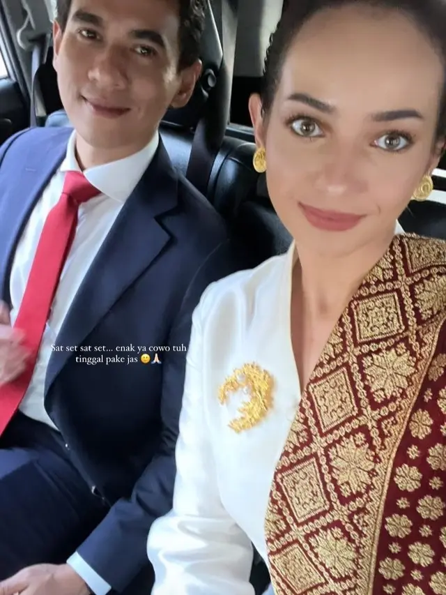 Enzy Storia rayakan 17 Agustus 2023 HUT RI-ke 78 di Washington D.C, Amerika Serikat (Foto: Instagram enzystoria)