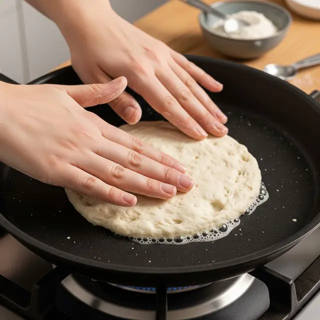 Cara Membuat Roti Teflon Tanpa Telur Tanpa Ulen