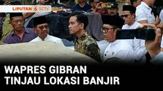 Wakil Presiden RI, Gibran Rakabuming meninjau kondisi warga perumahan Ciledug Indah, Tangerang, Banten, pascadilanda banjir. Gibran berjanji akan mencarikan solusi.