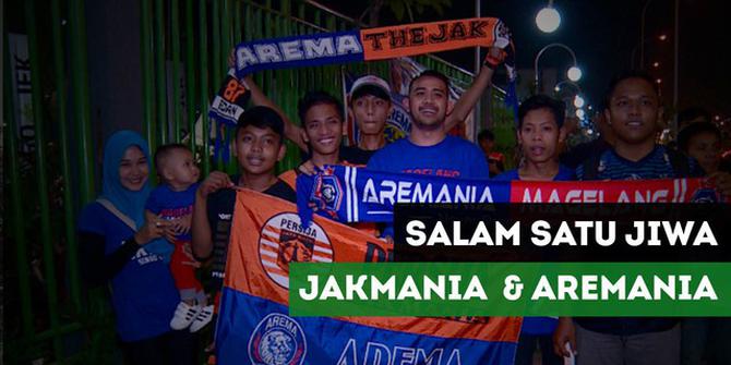 VIDEO: Persija dan Arema FC, Salam Satu Jiwa