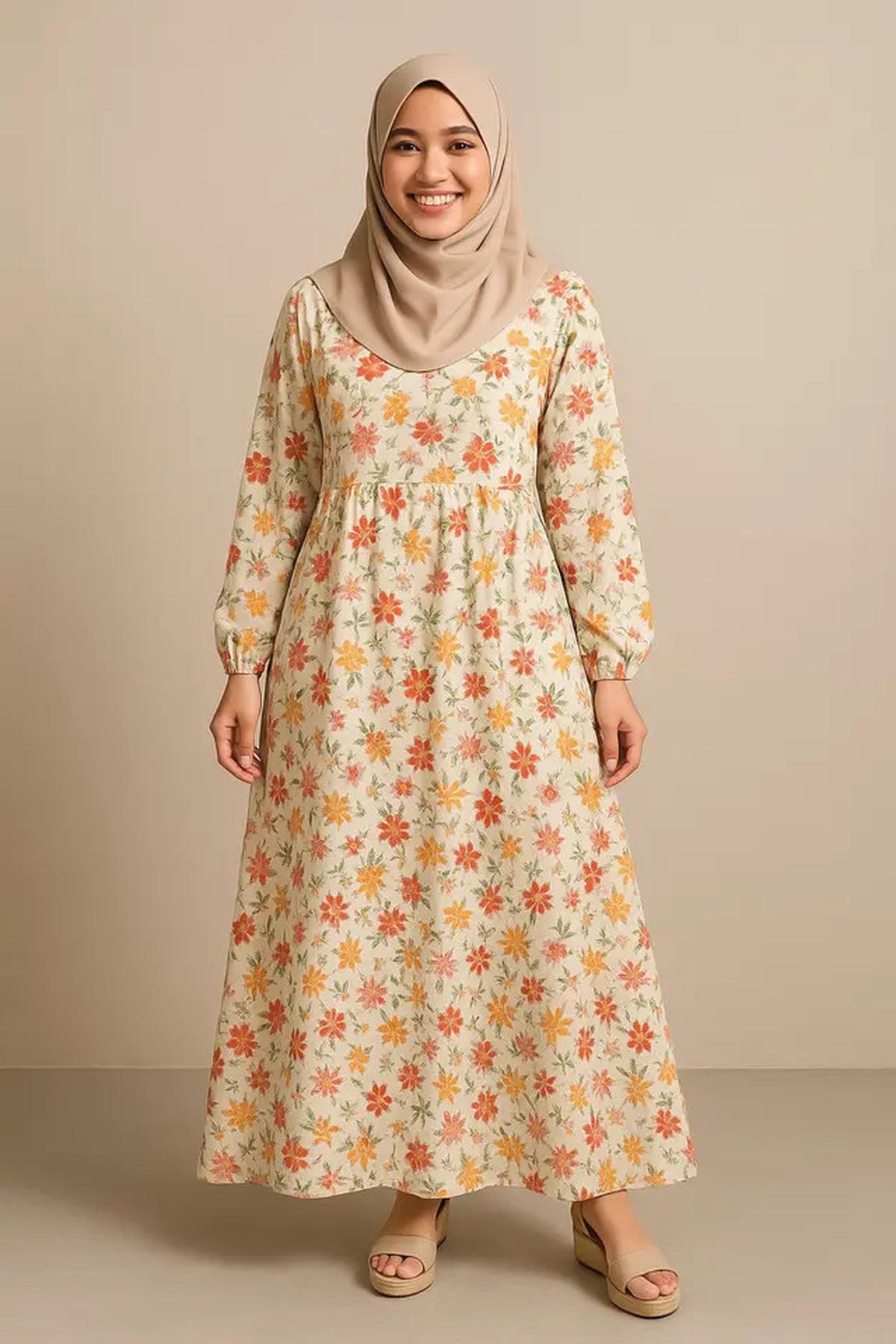 8 Model Gamis Syari Bahan Jatuh Enggak Bikin Gerah, Stylish untuk Berbagai Acara di 2025