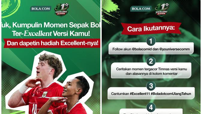 Bola.com Rayakan 11 Tahun dengan Kampanye “Excellent Eleven”