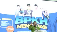 Badan Pengelola Keuangan Haji (BPKH) melakukan sosialisasi melalui kegiatan "BPKH Mengajar" di Universitas Islam Negeri Ar-Raniry, Banda Aceh (Tim Humas BPKH)