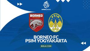 Cover prediksi Borneo FC Vs PSIM Yogyakarta - BRI Super League. (Bola.com/Gregah Nurikhsani)
