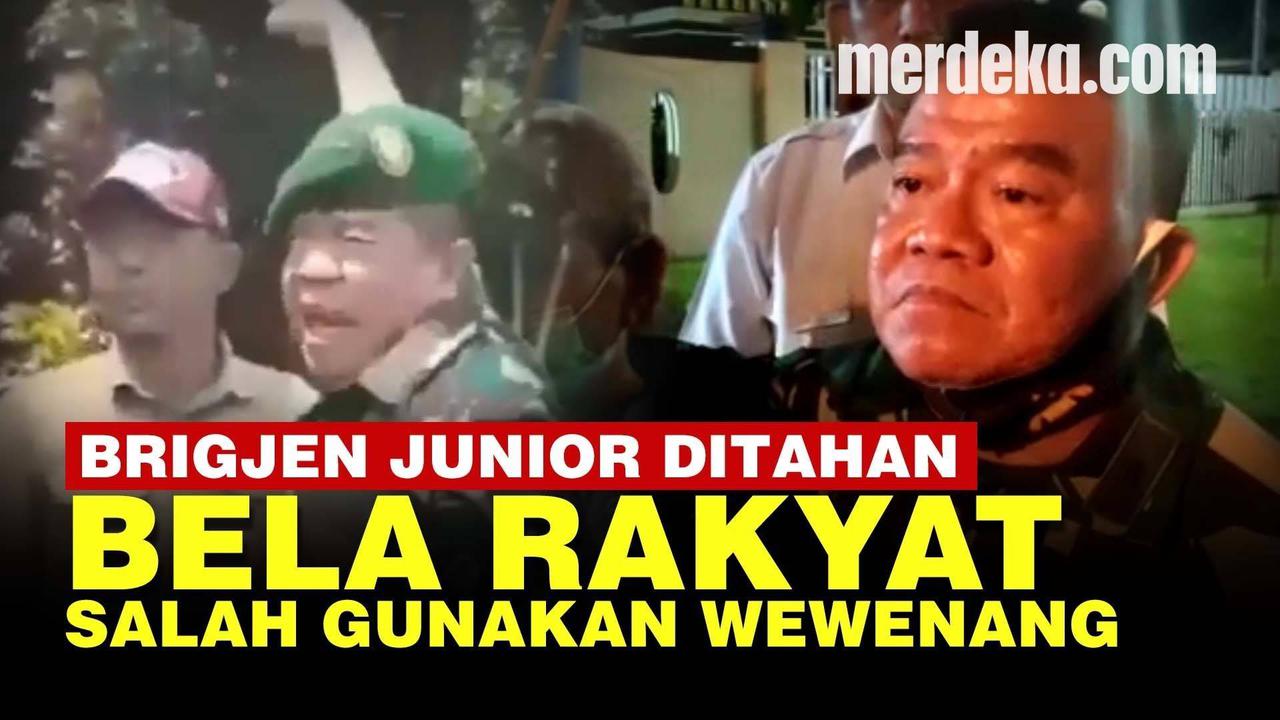 VIDEO: Alasan Brigjen Junior Ditahan Sementara di Rumah Tahanan Militer Cimanggis