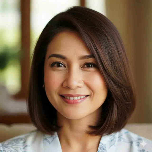 Model Rambut Sederhana Ibu-Ibu Tanpa Banyak Styling