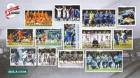 Ilustrasi - Kolase Foto Timnas Belanda (2013), Timnas Uruguay (2010), Islandia (2018), Chelsea (2013), Juventus (2014) (Bola.com/Decika Fatmawaty)