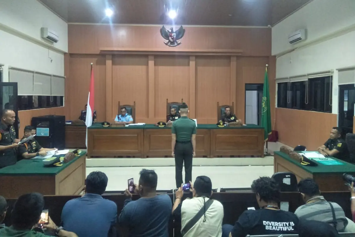 Tangisan Prada DP Warnai Sidang Kasus Mutilasi Wanita di Musi Banyuasin